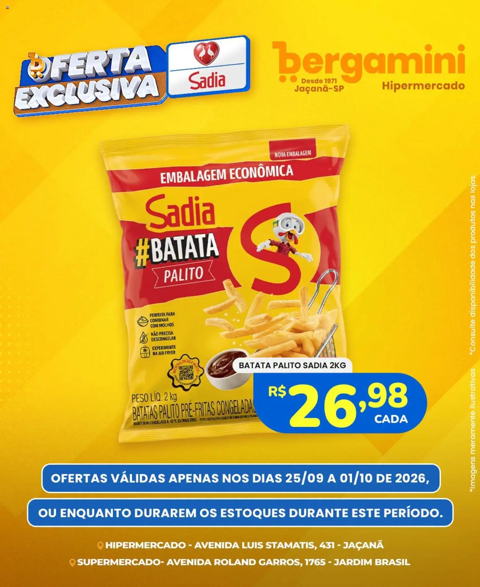 Ofertas Supermercado Bergamini ofertas Sadia e a Perdigão até 01/10/2026. - Página 2