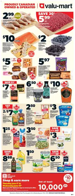 Un aperçu du dépliant Valu Mart weekly flyer du magasin Valu Mart est valide à partir 4 juin 2026