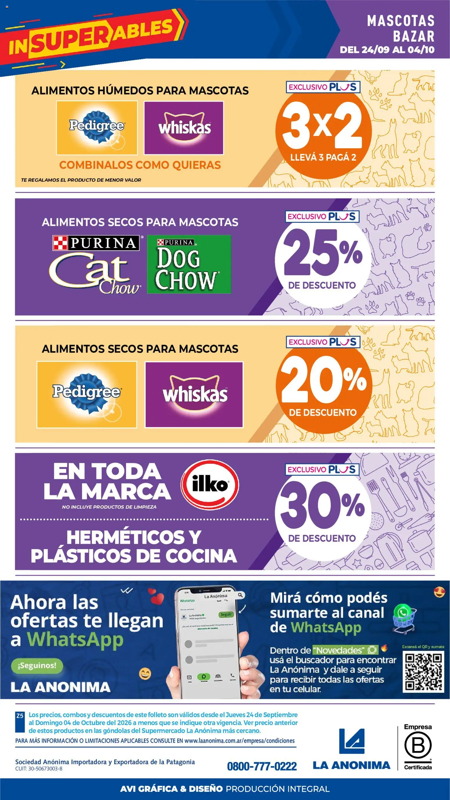 Vista previa del folleto de la tienda La Anonima válido desde el 24/09/2026 