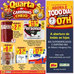 Pré-Visualização do folheto "Big Supermercados ofertas do Dia" da loja Big Supermercados válido a partir de 23/09/2026