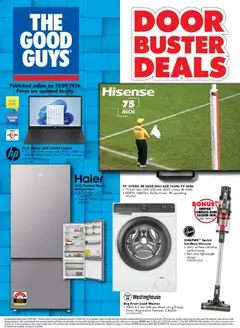 Preview of catalogue The Good Guys catalogue from shop The Good Guys valid 10/09/2026