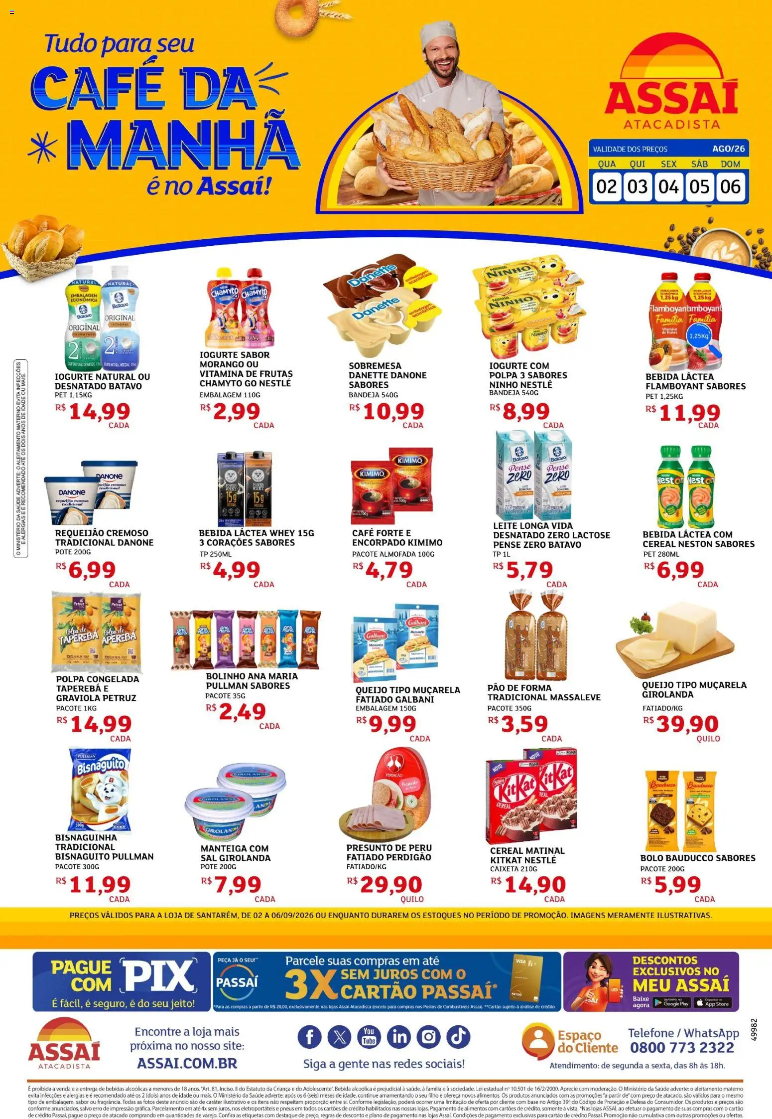 Pré-Visualização do folheto "Assaí Atacadista ofertas" da loja Assaí Atacadista válido a partir de 02/09/2026