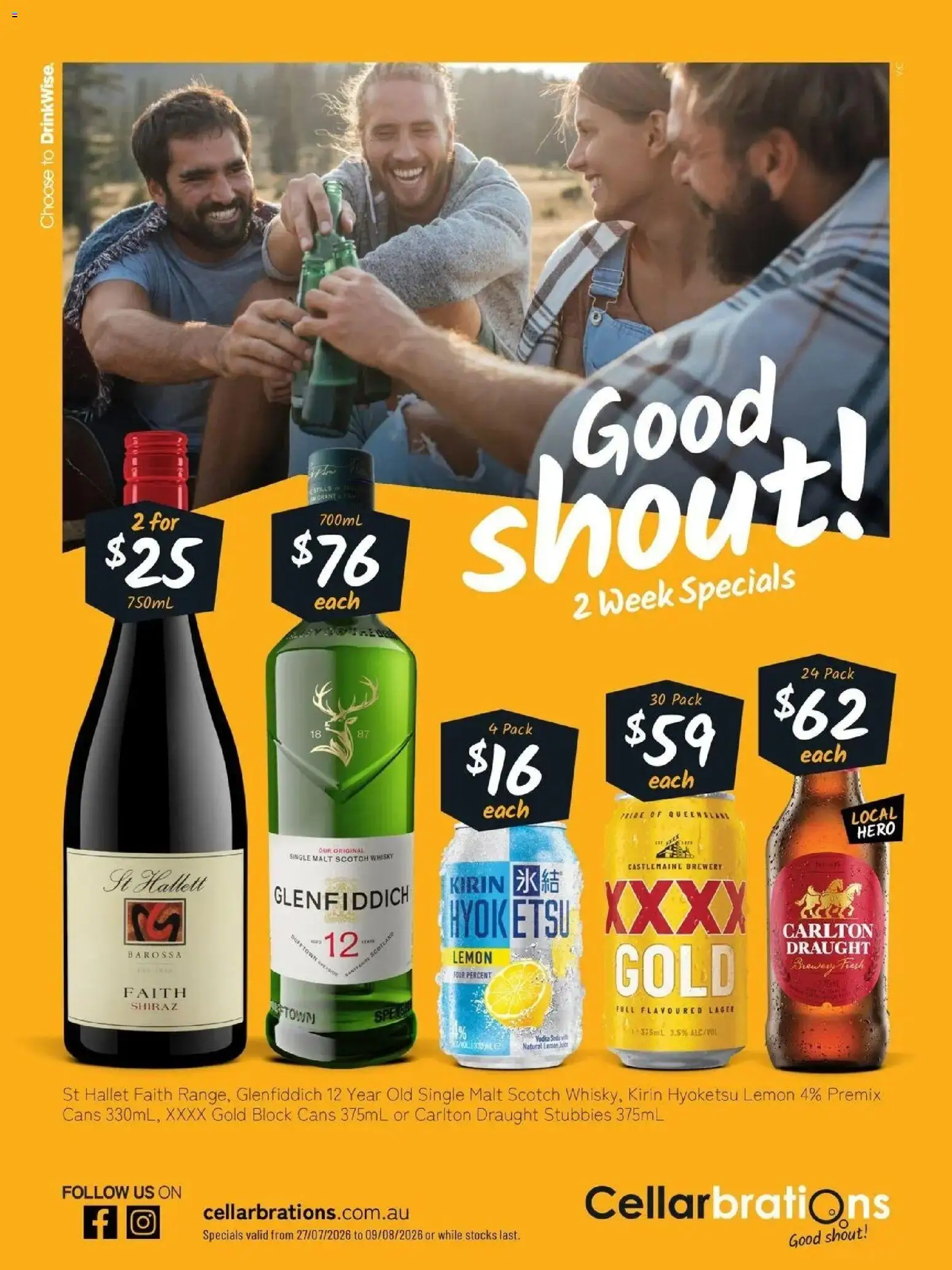 Preview of catalogue Cellarbrations catalogue Pakenham from shop Cellarbrations valid 27/07/2026
