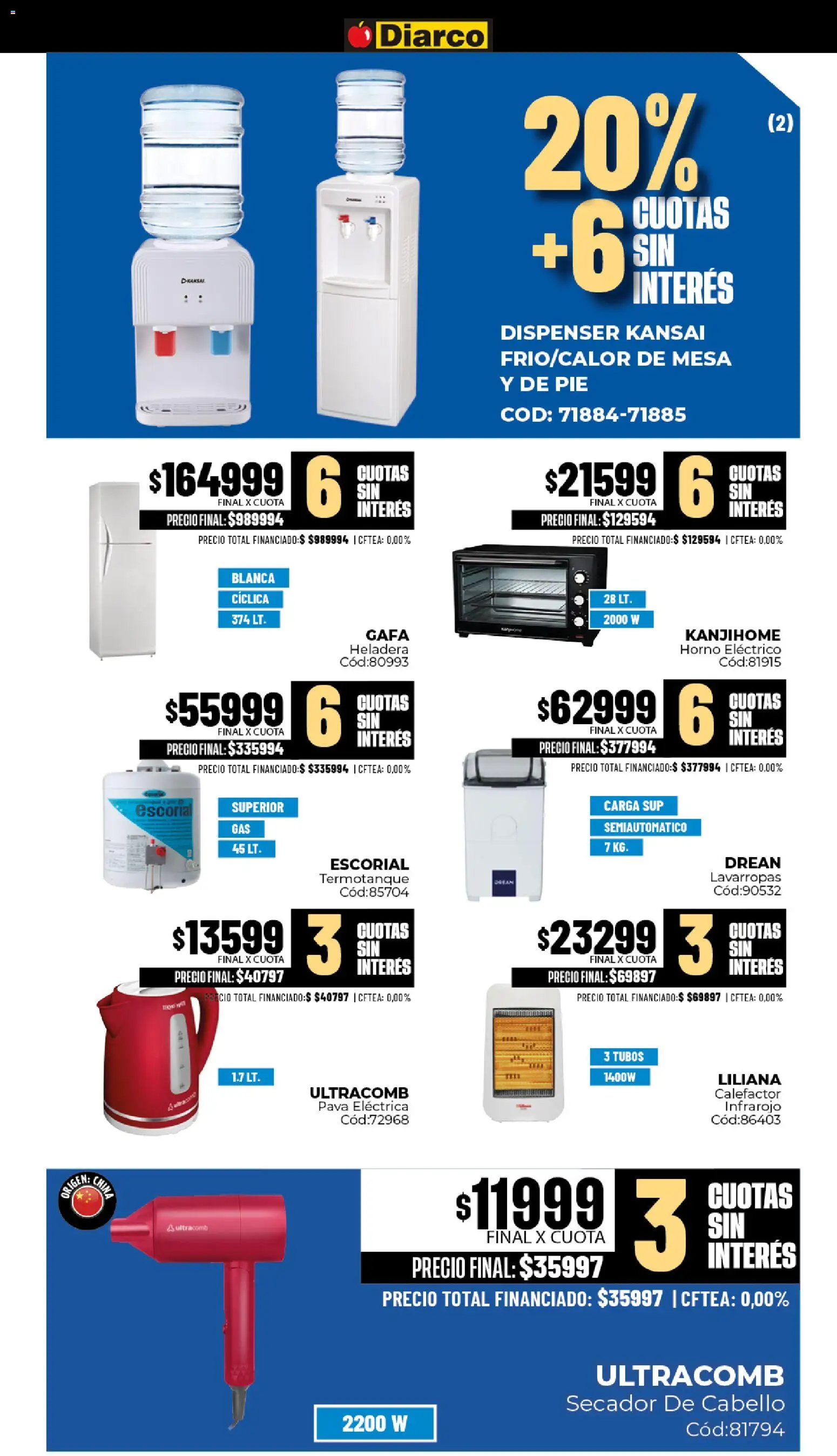 Vista previa del folleto de la tienda Diarco válido desde el 03/08/2026 