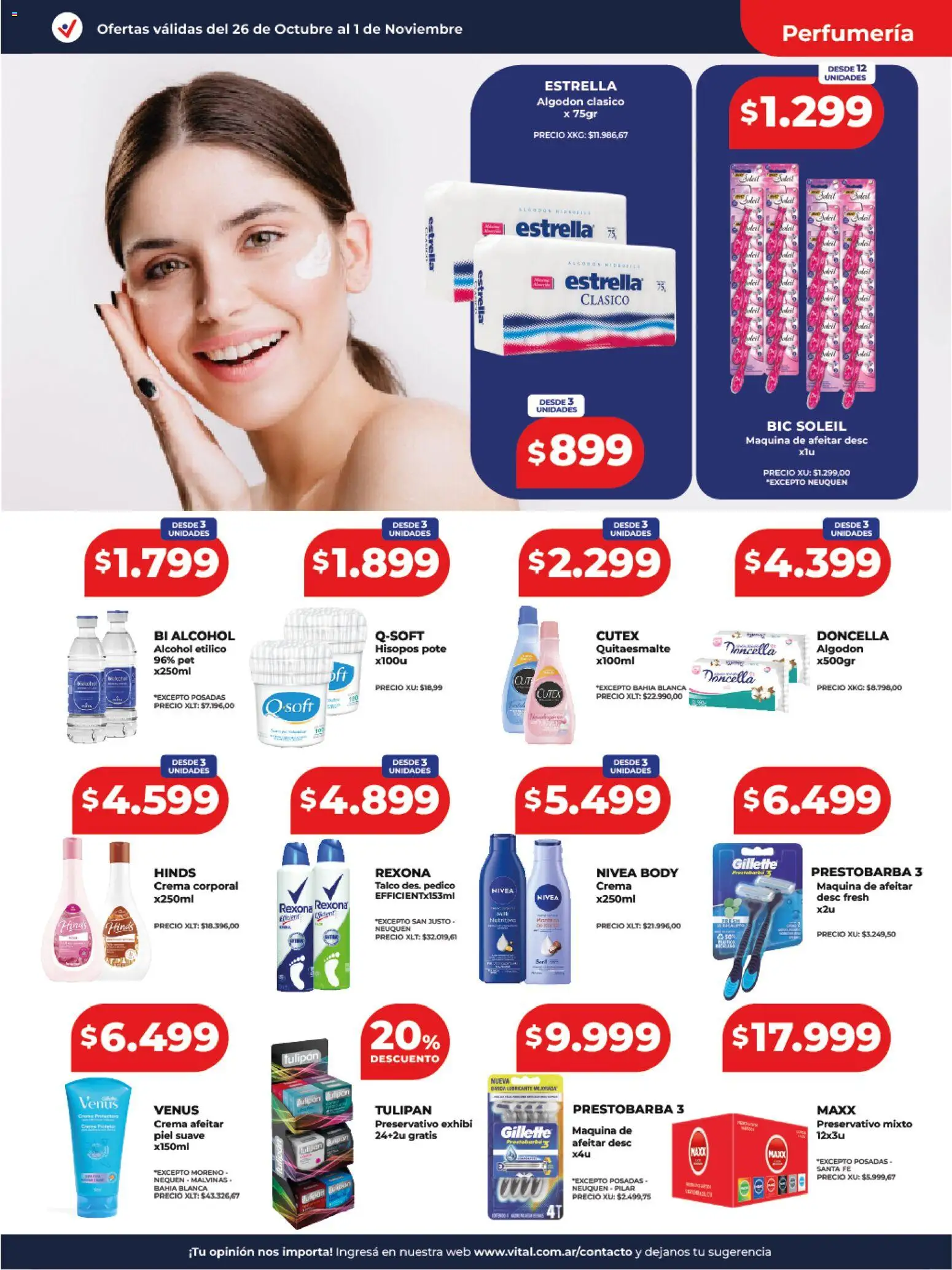 Vista previa del folleto de la tienda Vital válido desde el 26/10/2026 