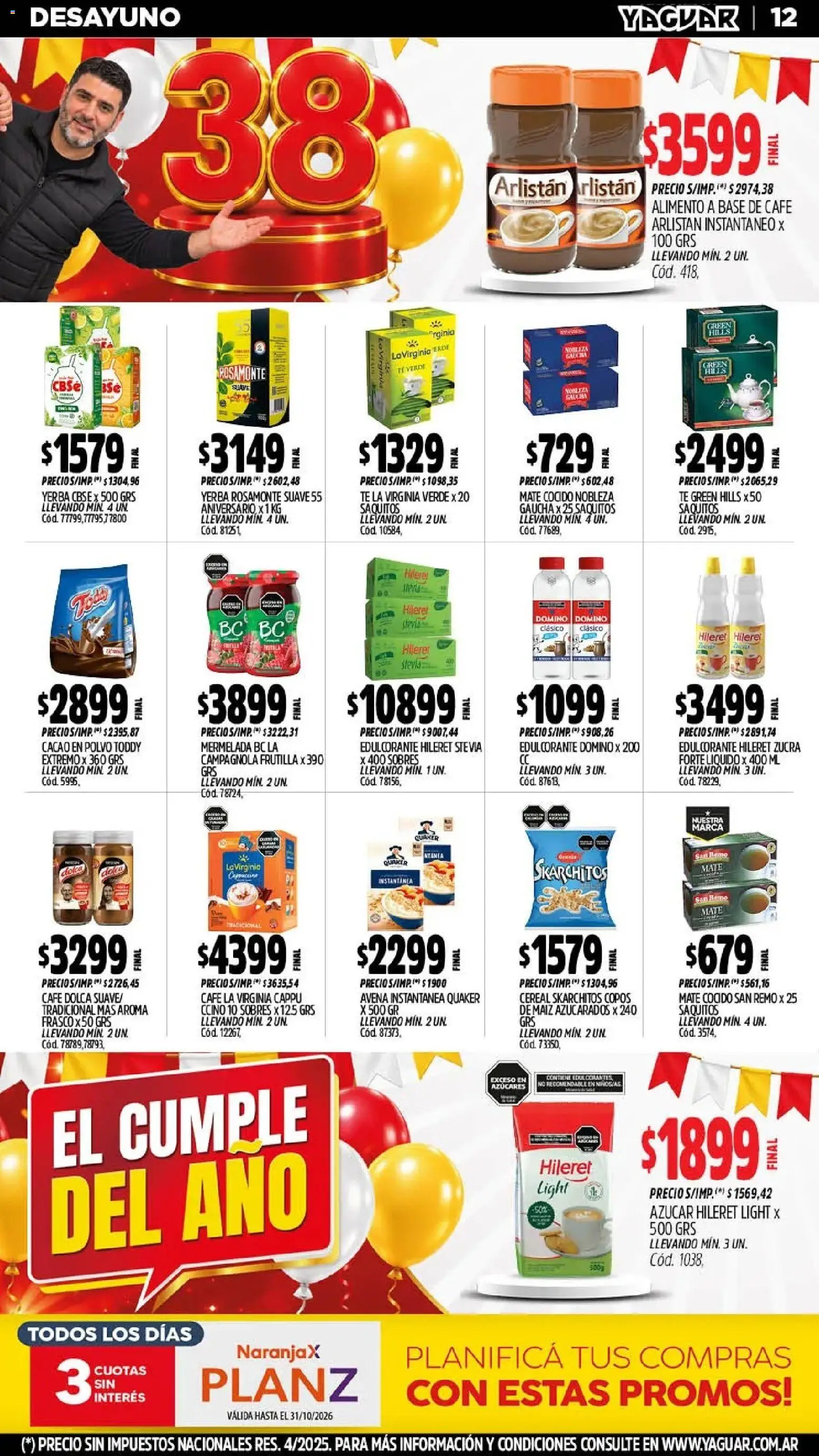 Vista previa del folleto de la tienda Yaguar válido desde el 05/10/2026 
