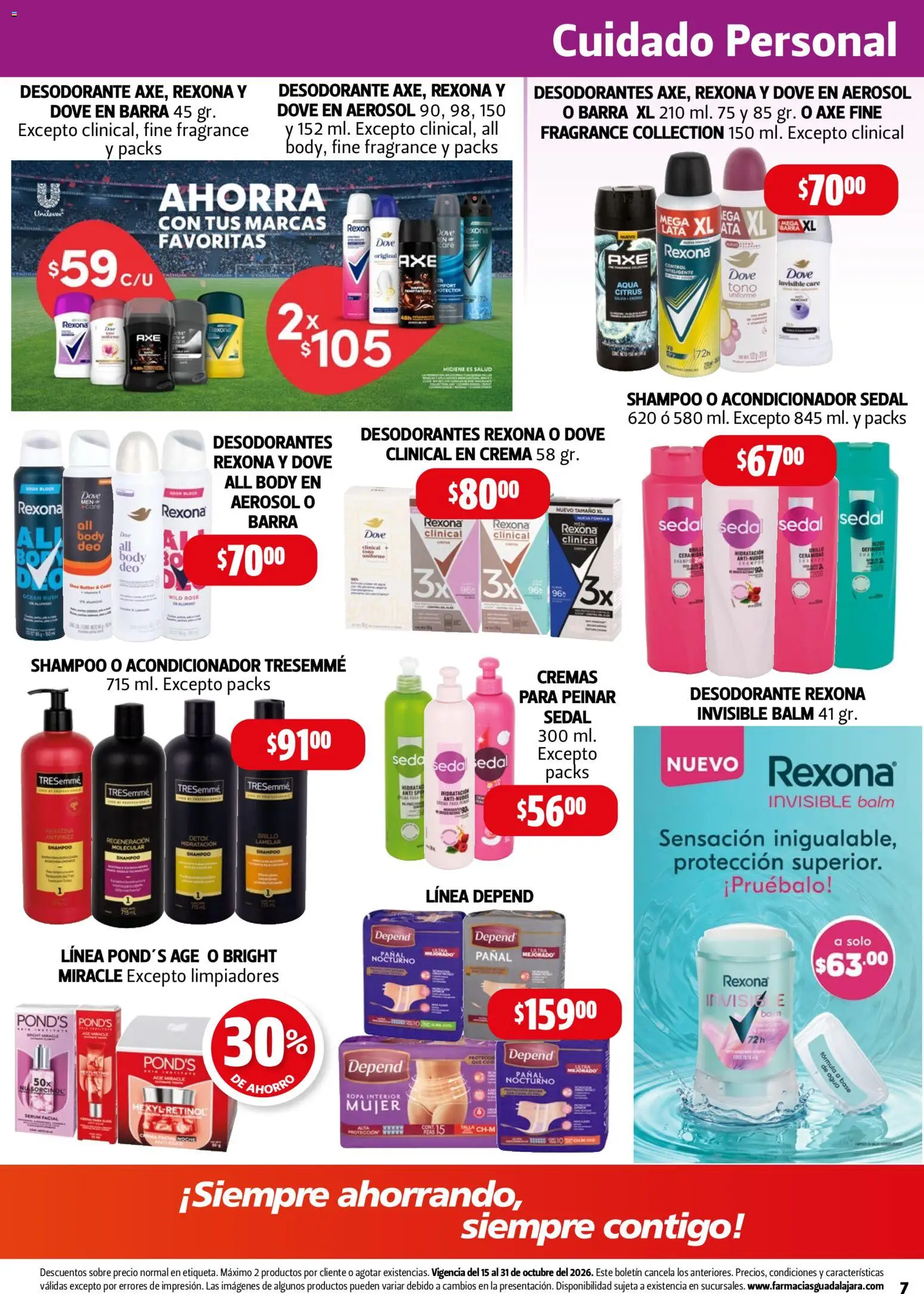 Vista previa las ofertas de la tienda Farmacia Guadalajara - Farmacia Guadalajara catálogo desde el 15/10/2026 