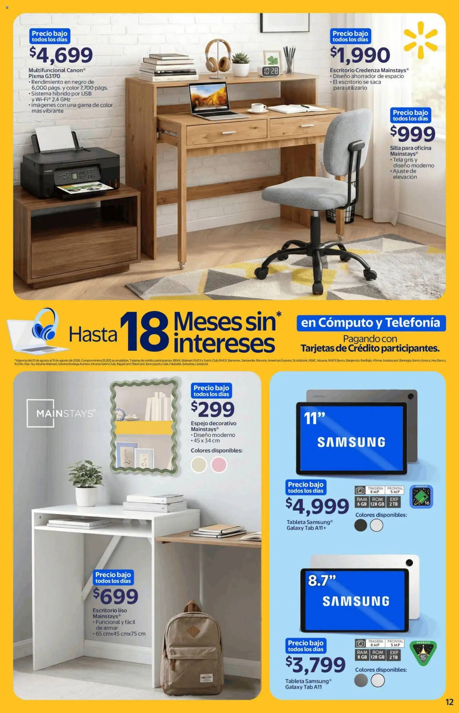 Vista previa las ofertas de la tienda Walmart - Walmart folleto Back to School desde el 13/08/2026 
