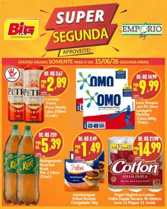 Pré-Visualização do folheto "Big Supermercados ofertas do Dia" da loja Big Supermercados válido a partir de 15/06/2026