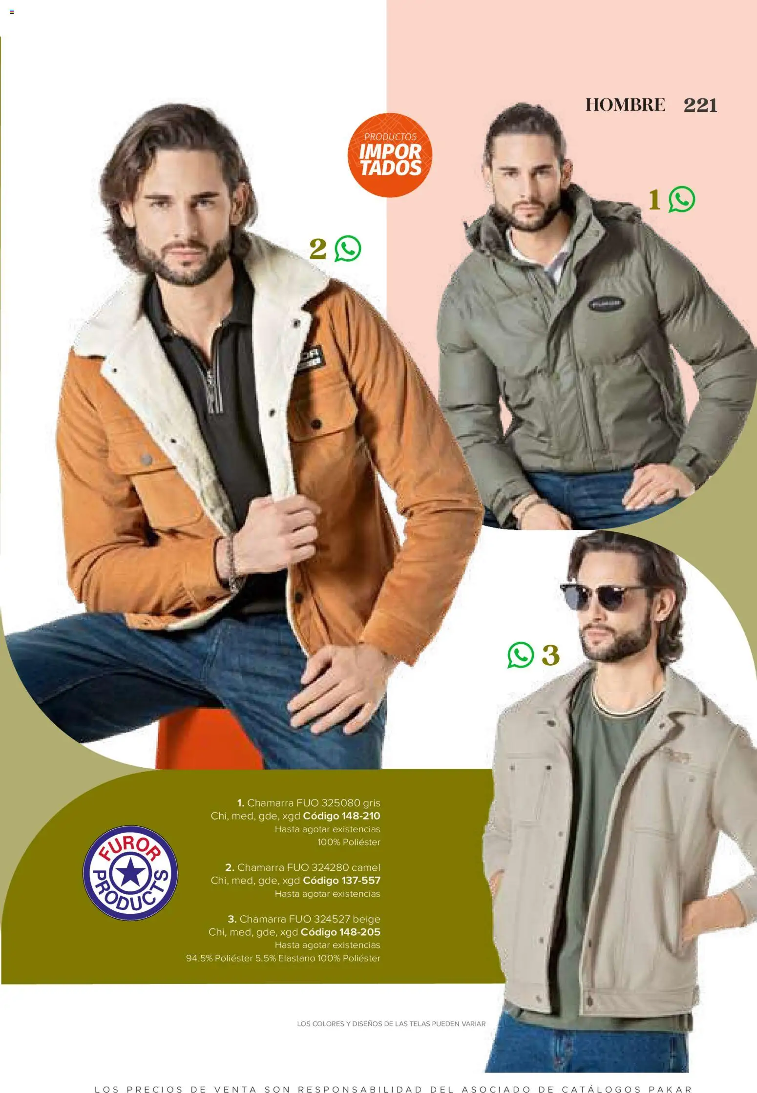 Vista previa las ofertas de la tienda SC Pakar - SC Pakar catálogo Ropa desde el 31/07/2026 