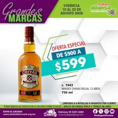 Vista previa las ofertas de la tienda Bodegas Alianza - Bodegas Alianza catálogo Grandes Marcas desde el 10/08/2026 