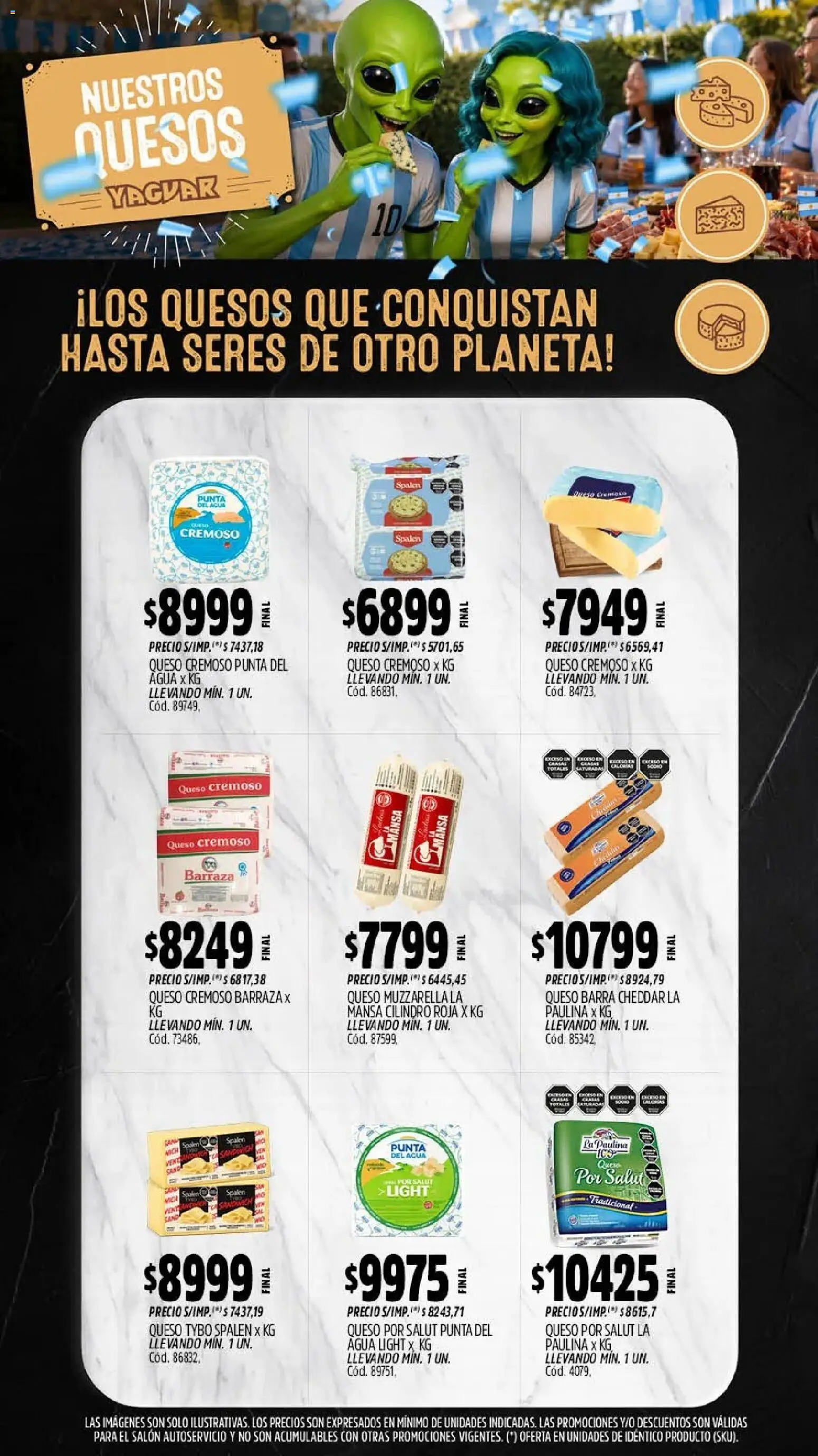 Vista previa del folleto de la tienda Yaguar válido desde el 13/07/2026 - Agua, Queso