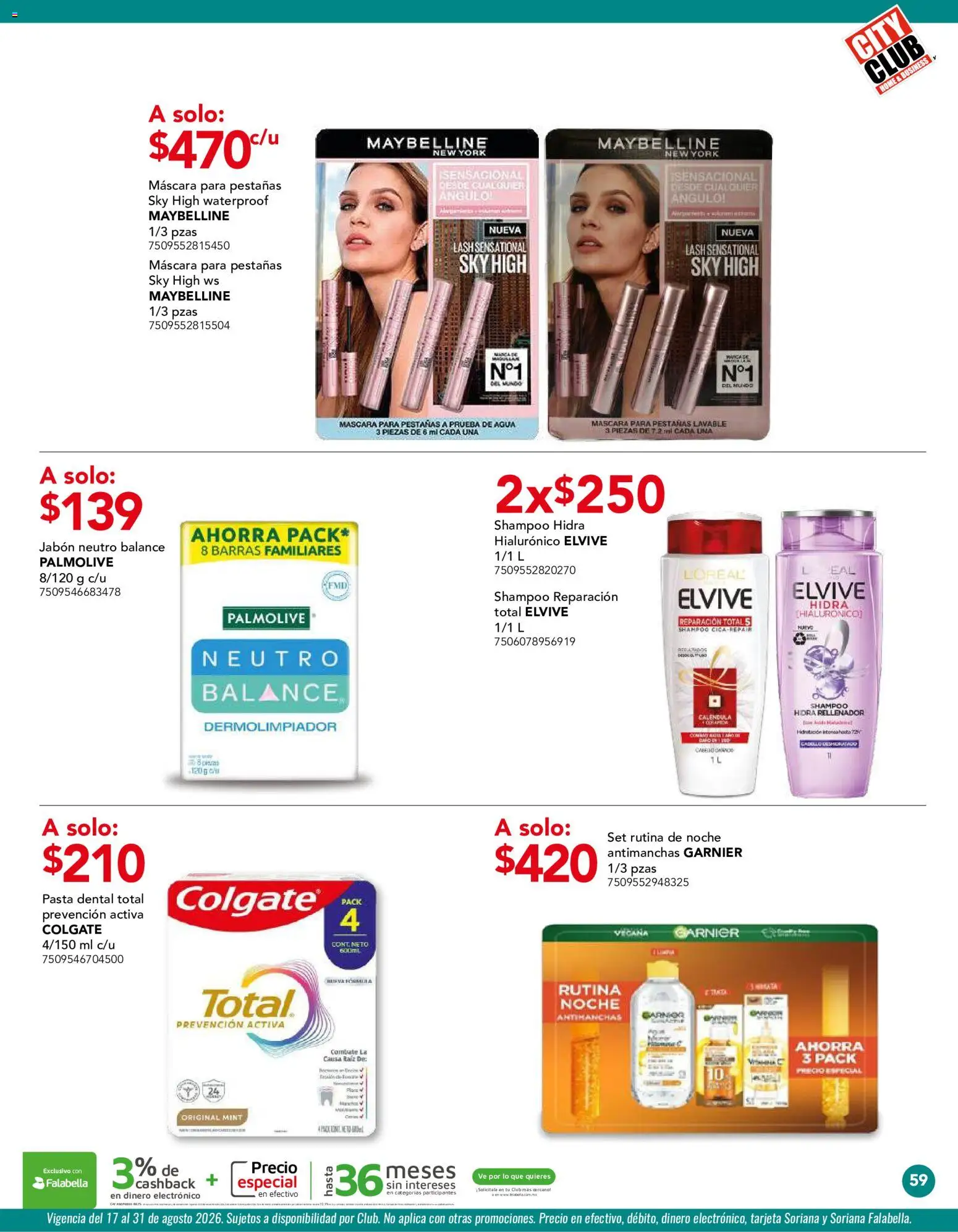 Vista previa las ofertas de la tienda City Club - City Club catálogo desde el 03/08/2026 