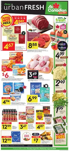 Preview of leaflet Sobeys weekly flyer / circulaire from shop Sobeys is valid from Aug 13, 2026