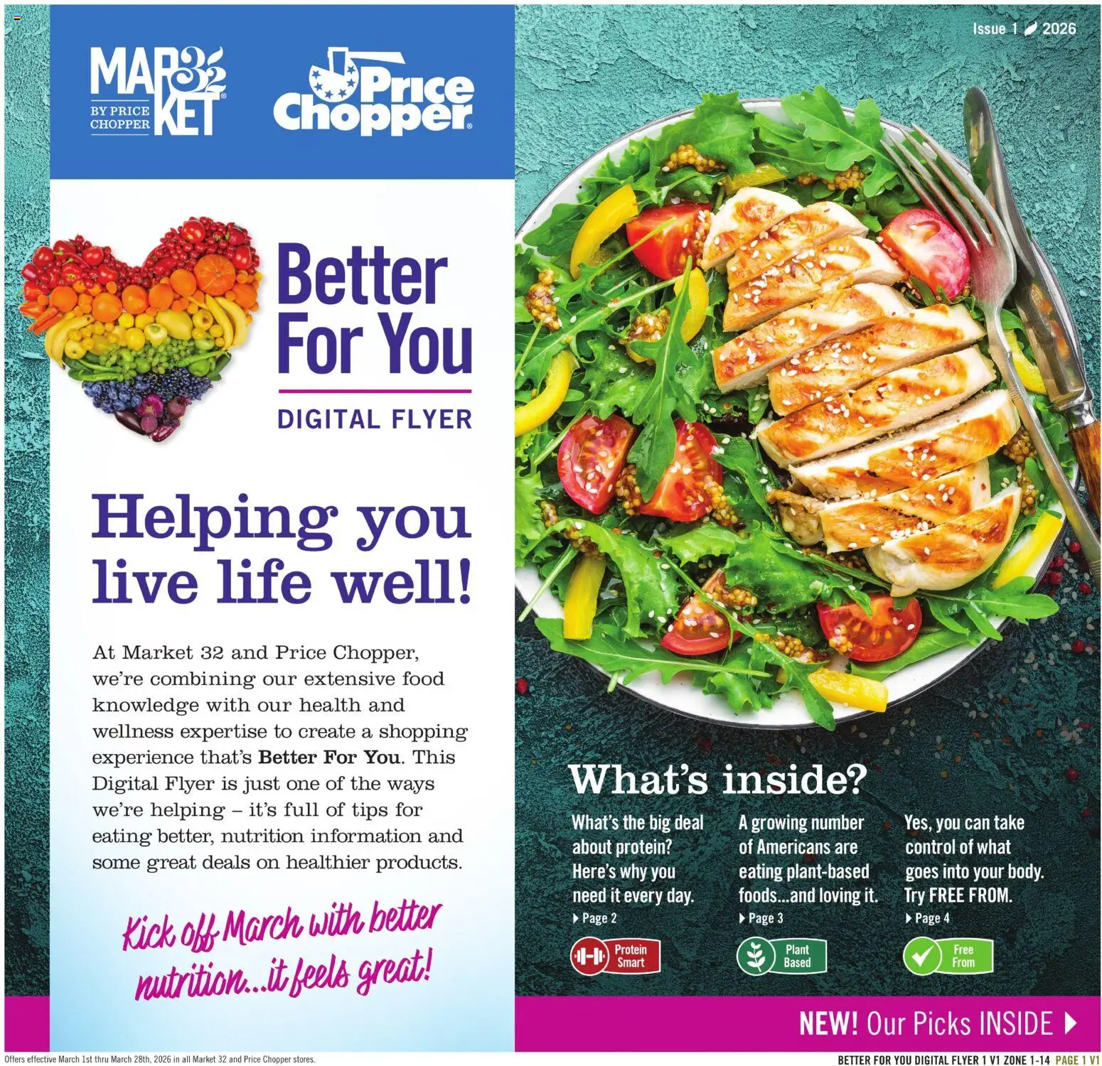 Ad Preview of Price Chopper Price Chopper Ad from 03/01/2026 - Protein