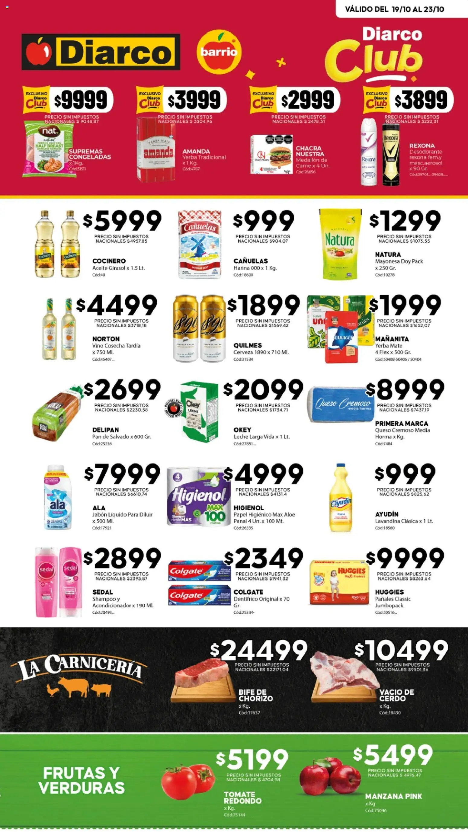 Vista previa del folleto de la tienda Diarco válido desde el 19/10/2026 