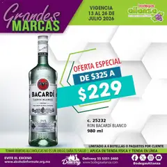 Vista previa las ofertas de la tienda Bodegas Alianza - Bodegas Alianza catálogo Grandes Marcas desde el 13/07/2026 