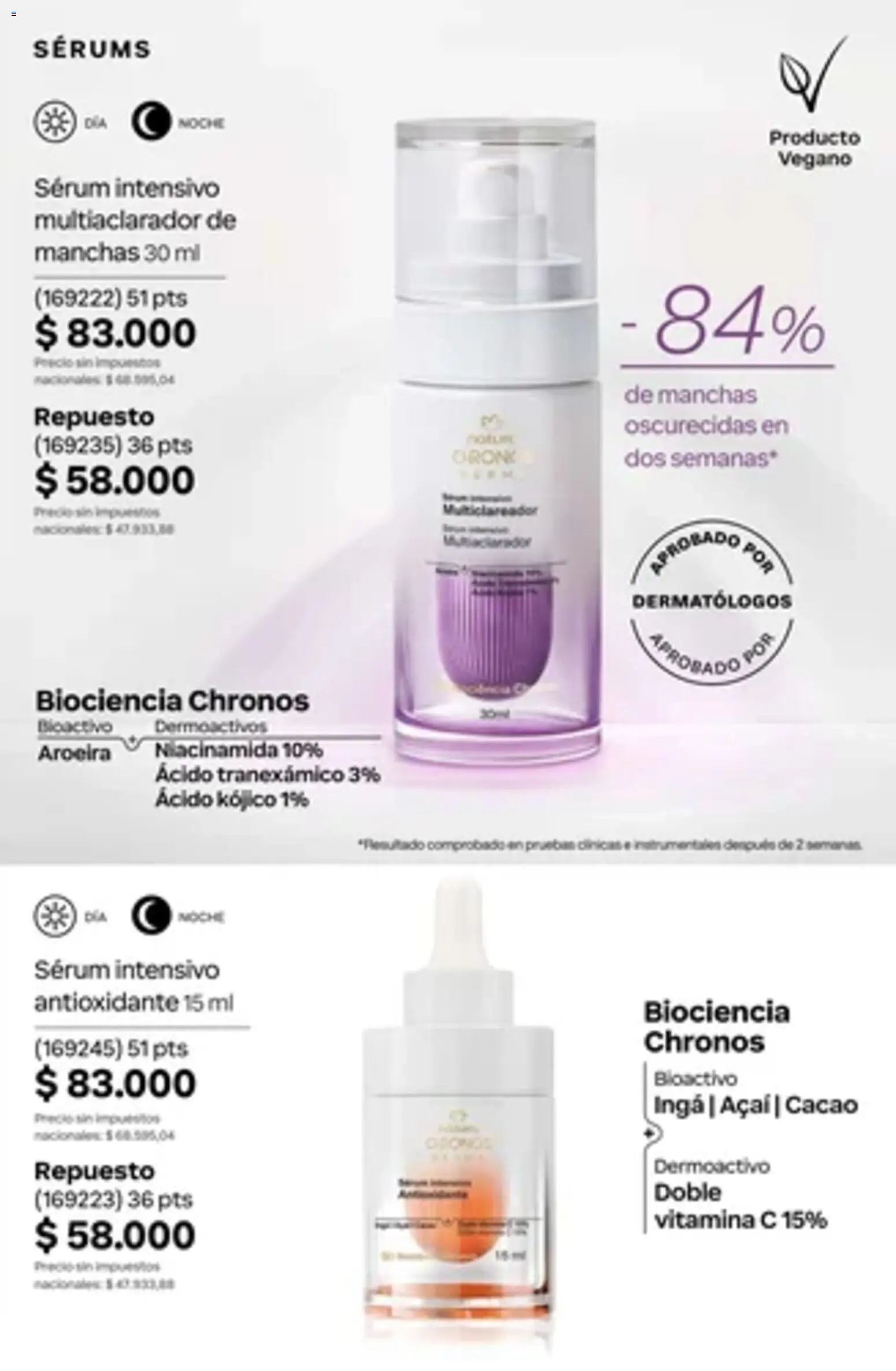 Vista previa del folleto de la tienda Natura válido desde el 01/10/2026 - Serum, Cacao
