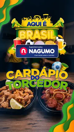 Pré-Visualização do folheto "Nagumo ofertas Cardápio do Torcedor" da loja Nagumo válido a partir de 12/06/2026