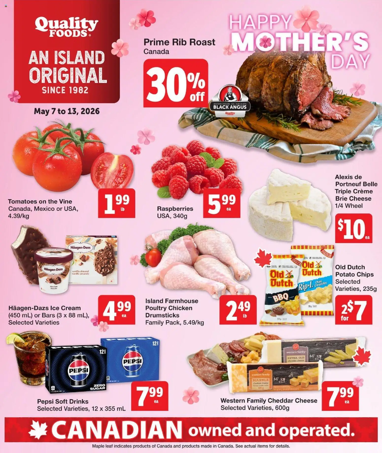 Preview of leaflet Quality Foods weekly flyer / circulaire from shop Quality Foods is valid from May 07, 2026