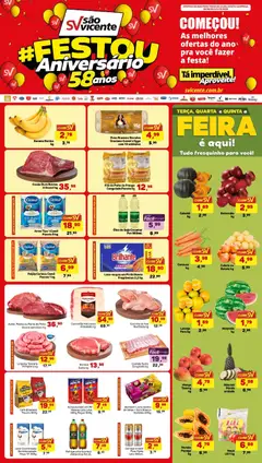 Pré-Visualização do folheto "Supermercados São Vicente - Ofertas da semana" da loja Supermercados São Vicente válido a partir de 29/09/2026