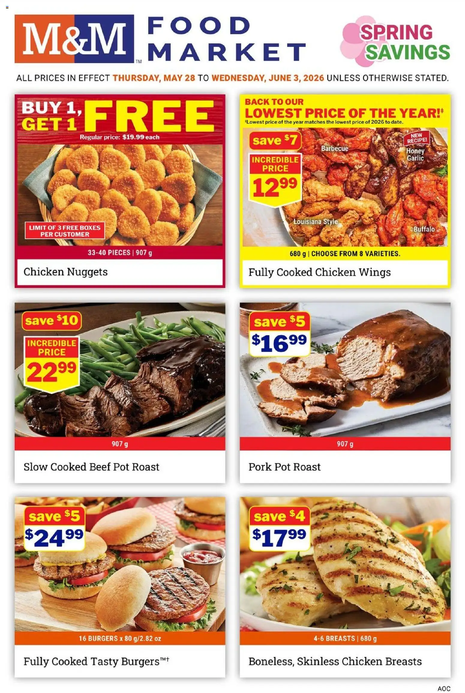 Preview of leaflet M&M Food Market weekly flyer / circulaire from shop M&M Food Market is valid from May 28, 2026
