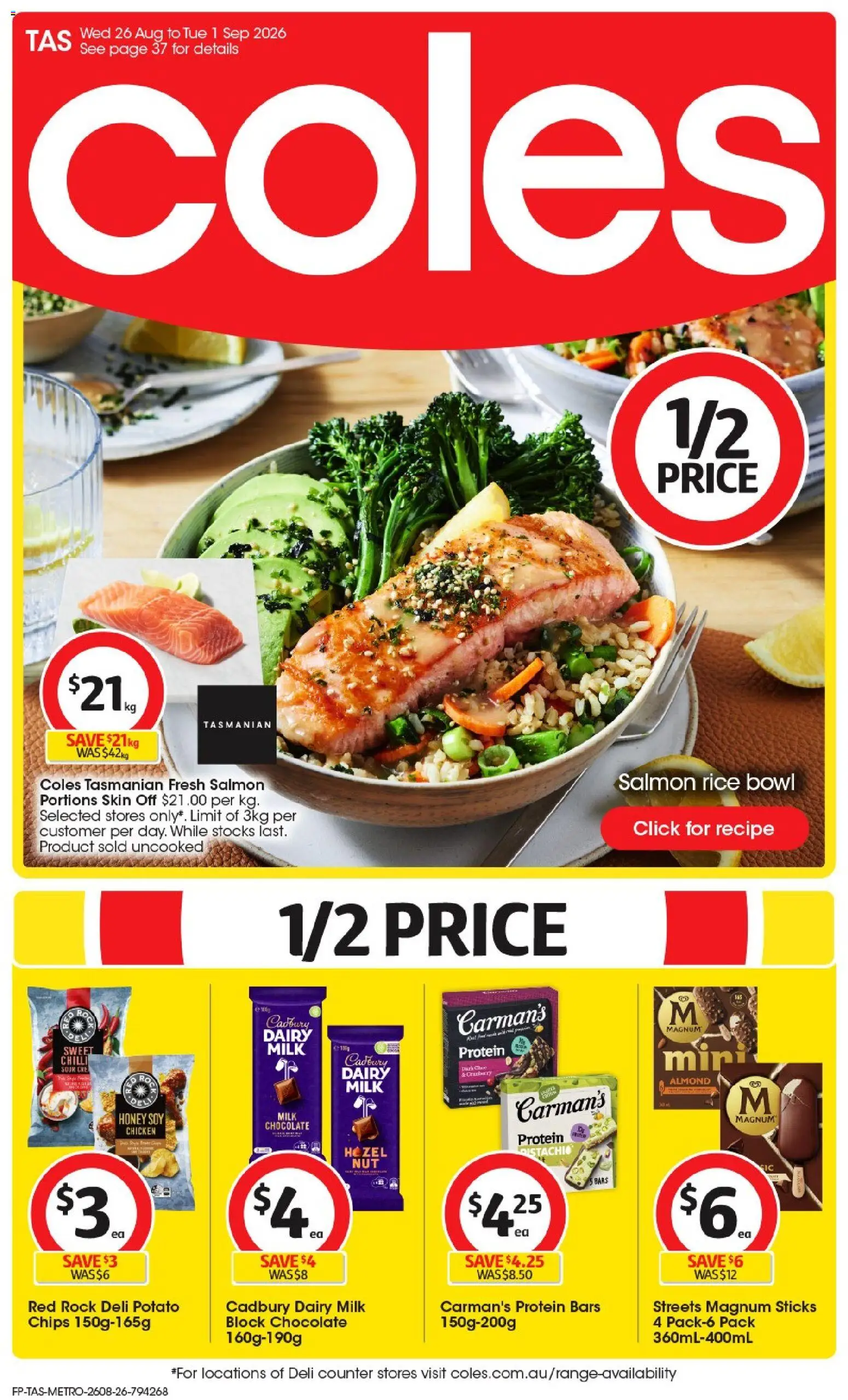 Preview of catalogue Coles catalogue TAS from shop Coles valid 26/08/2026