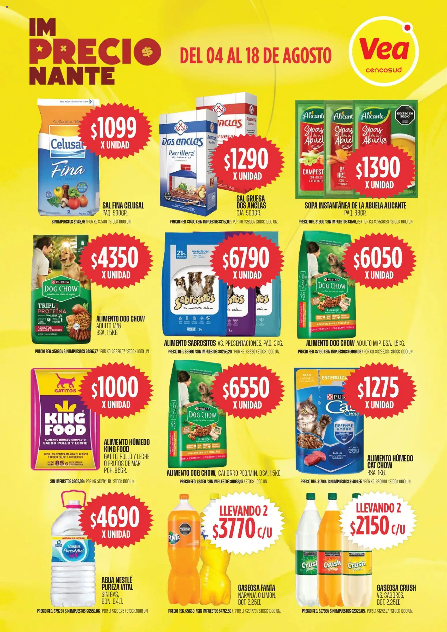 Vista previa del folleto de la tienda Vea válido desde el 04/08/2026 