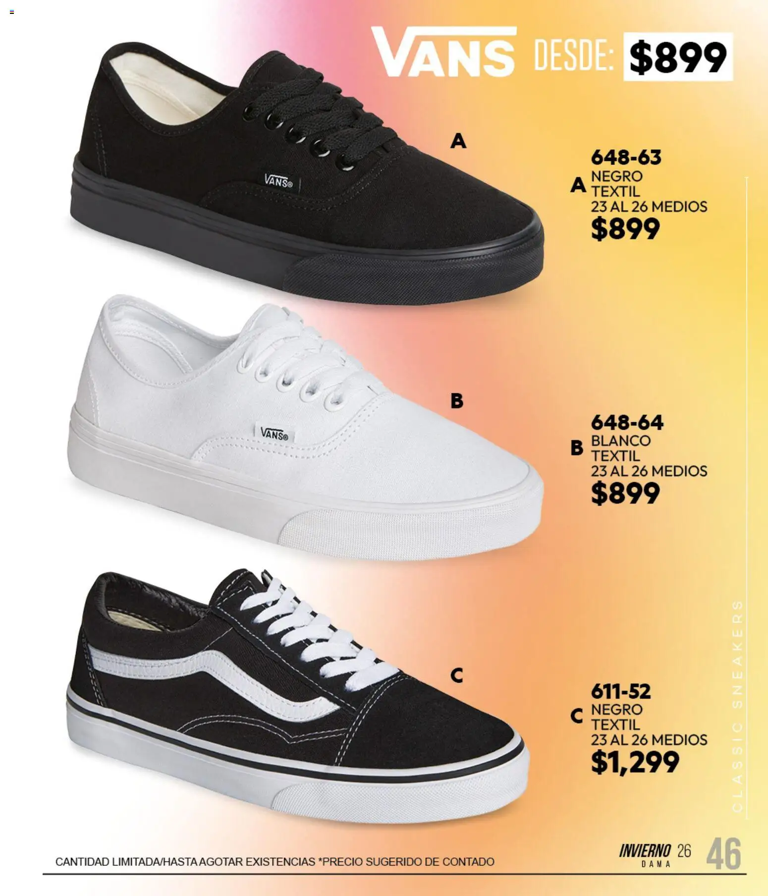 Vista previa las ofertas de la tienda Cklass - Cklass catálogo Sportbrands Caballero Invierno desde el 11/09/2026 
