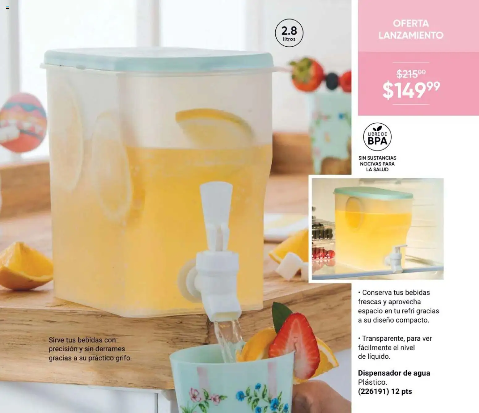 Vista previa las ofertas de la tienda AVON - Casa & Estilo 4 2026 desde el 20/02/2026 - Agua, Bebidas