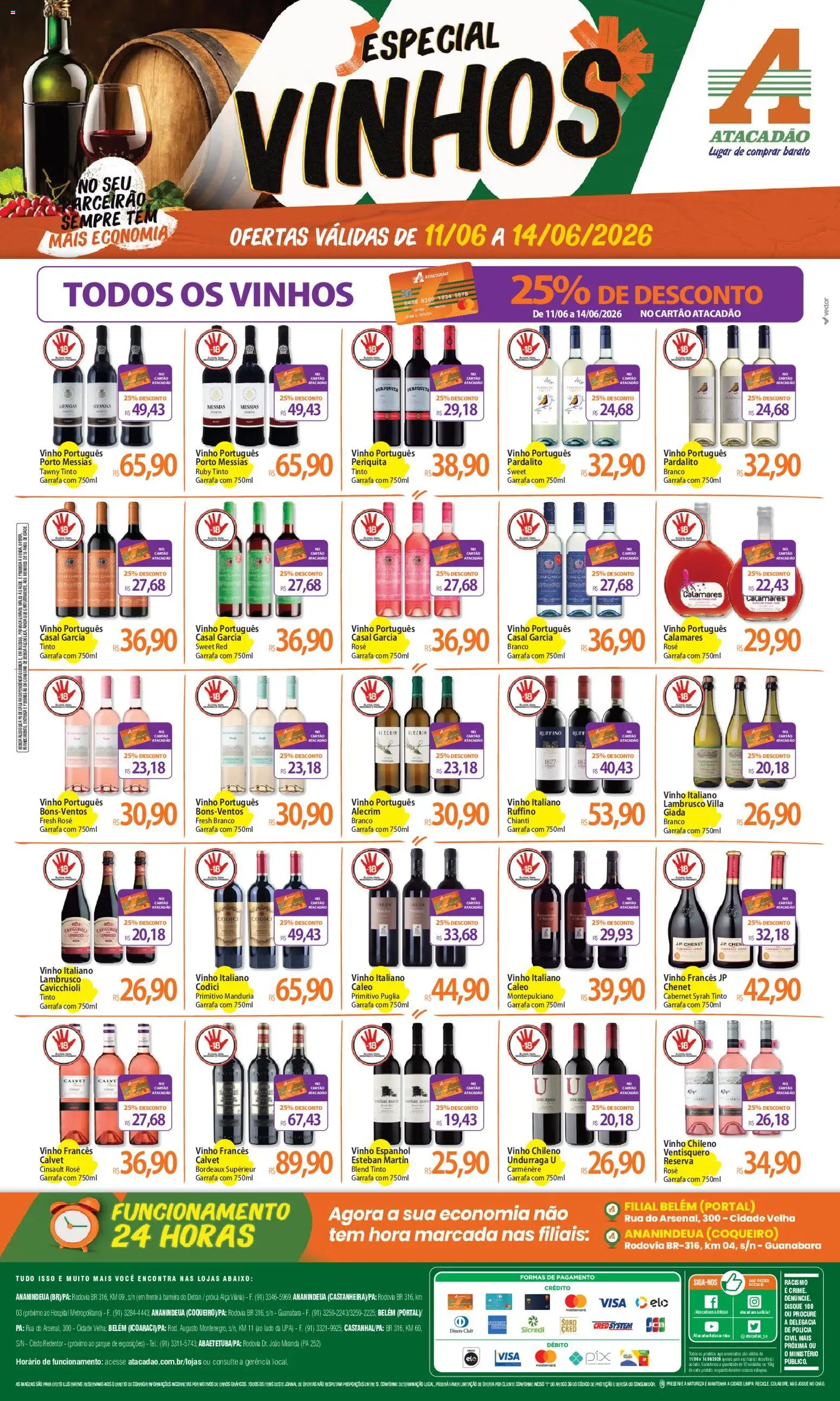 Pré-Visualização do folheto "Atacadão ofertas - PA" da loja Atacadão válido a partir de 11/06/2026