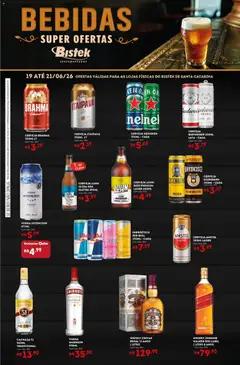 Pré-Visualização do folheto "Bistek Supermercados ofertas Bebidas" da loja Bistek Supermercados válido a partir de 19/06/2026