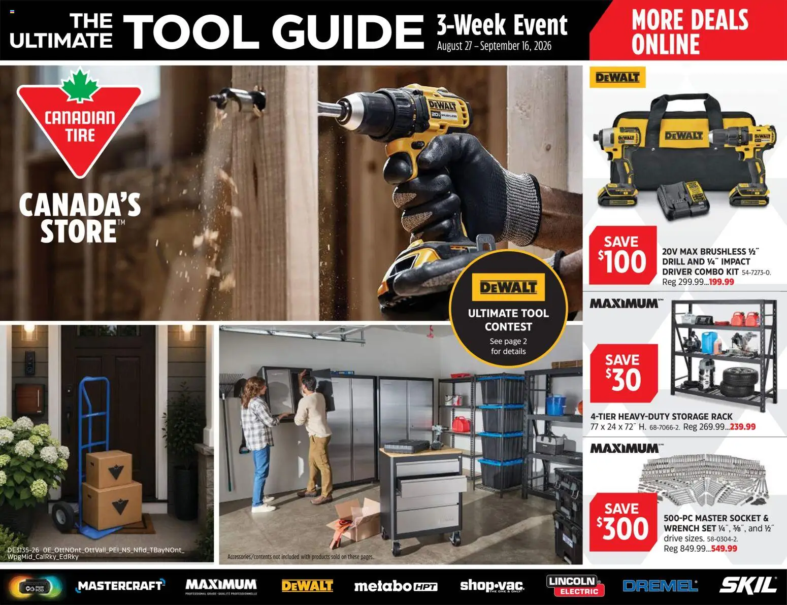Preview of leaflet Canadian Tire flyer - The Ultimate Tool Guide from shop Canadian Tire is valid from Aug 27, 2026