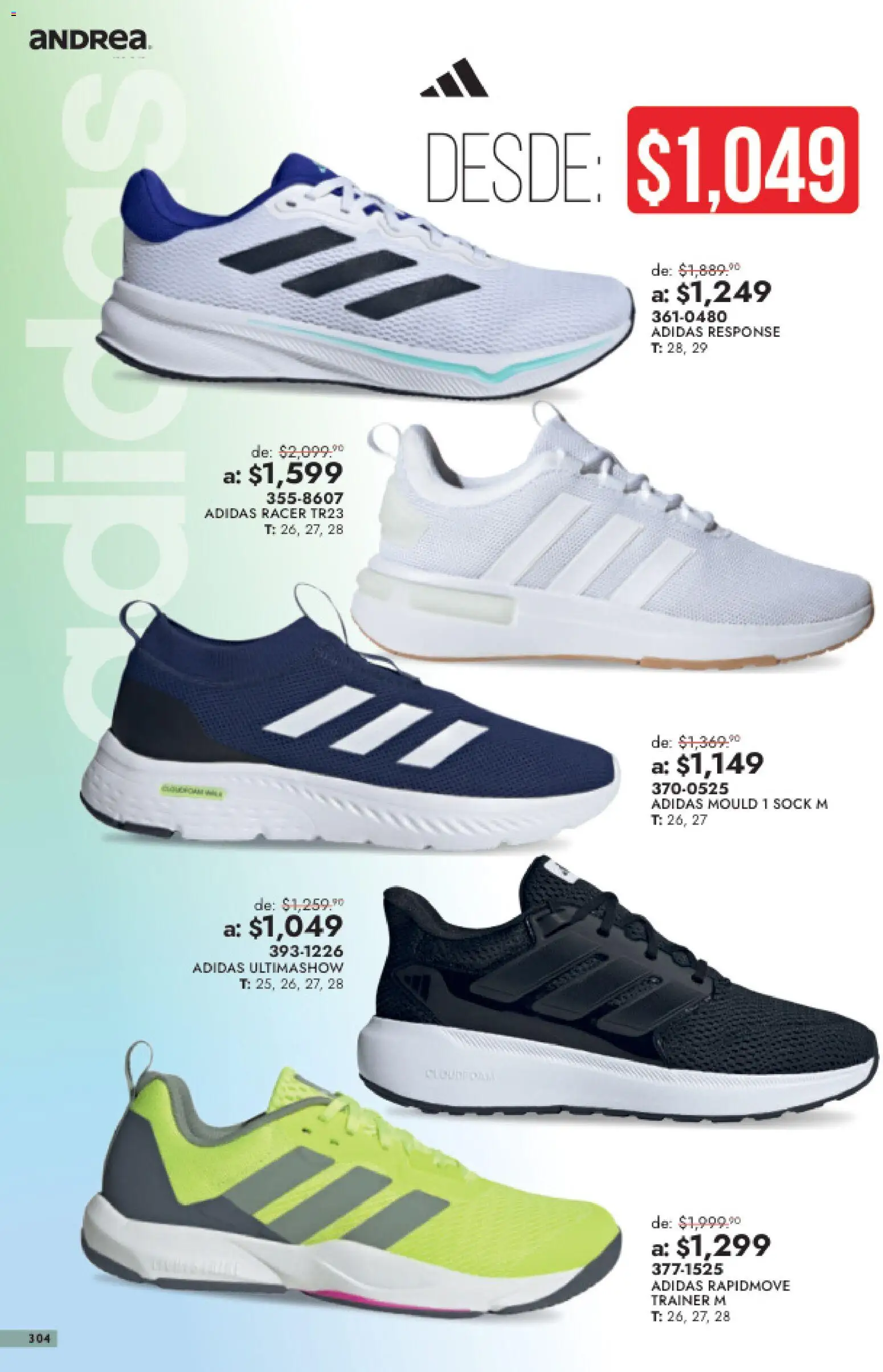Vista previa las ofertas de la tienda Andrea - Andrea catálogo Outlet desde el 26/07/2026 