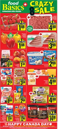 Preview of leaflet Food Basics weekly flyer - Ajax from shop Food Basics is valid from Jun 25, 2026