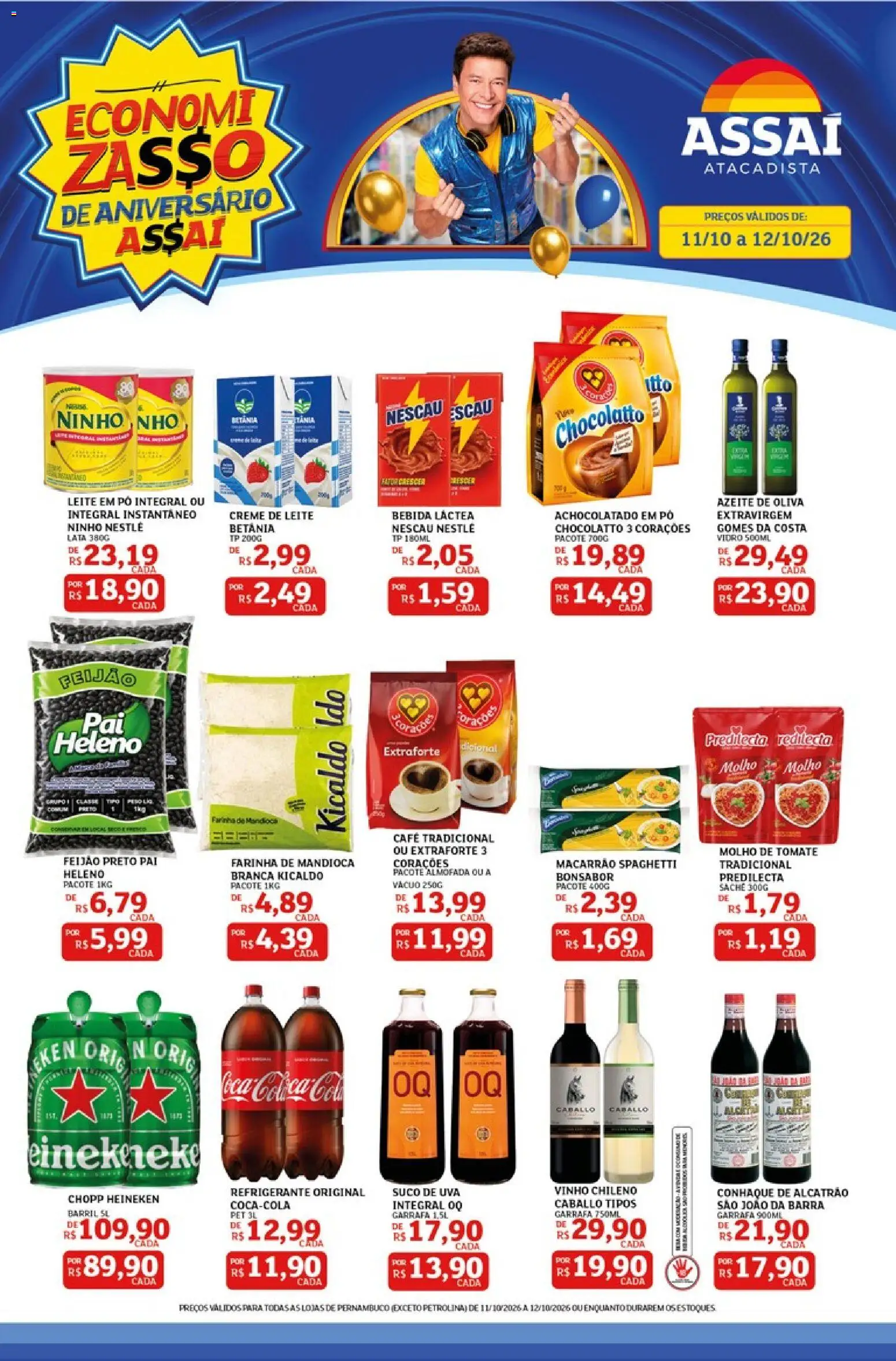 Pré-Visualização do folheto "Assaí Atacadista ofertas - PE" da loja Assaí Atacadista válido a partir de 11/10/2026