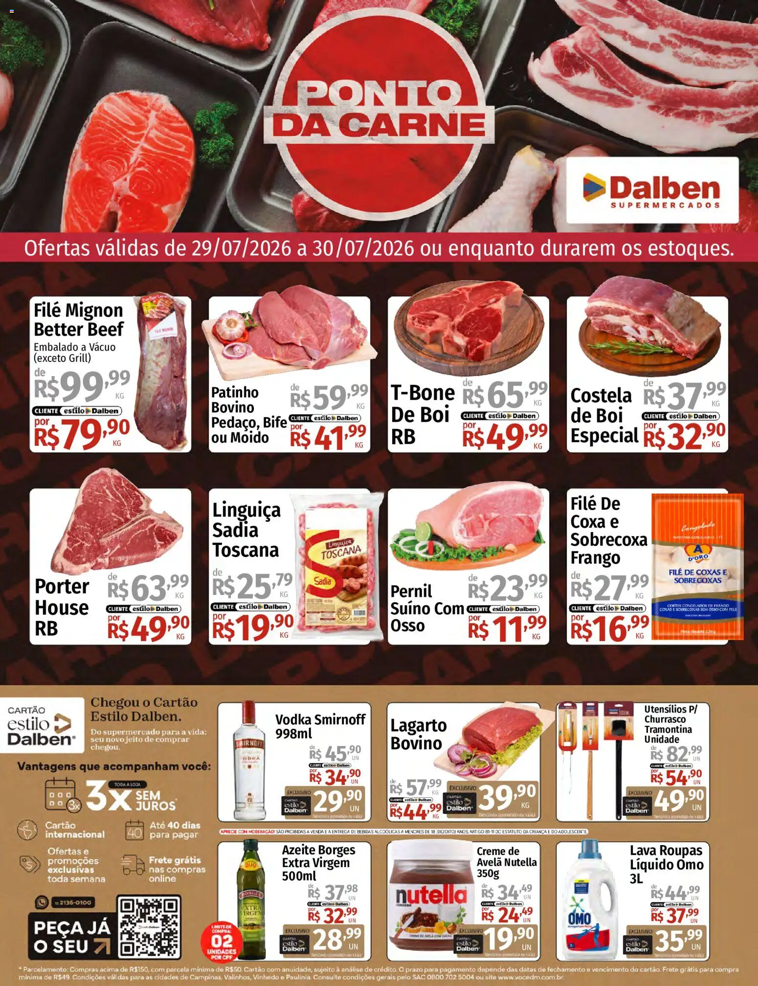 Pré-Visualização do folheto "Supermercado Dalben - Ofertas da semana" da loja Supermercado Dalben válido a partir de 29/07/2026