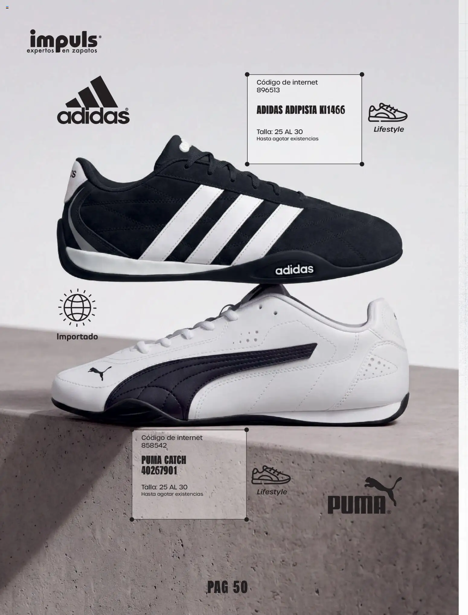 Vista previa las ofertas de la tienda Impuls - Impuls catálogo Urban Sport desde el 01/09/2026 - Zapatos