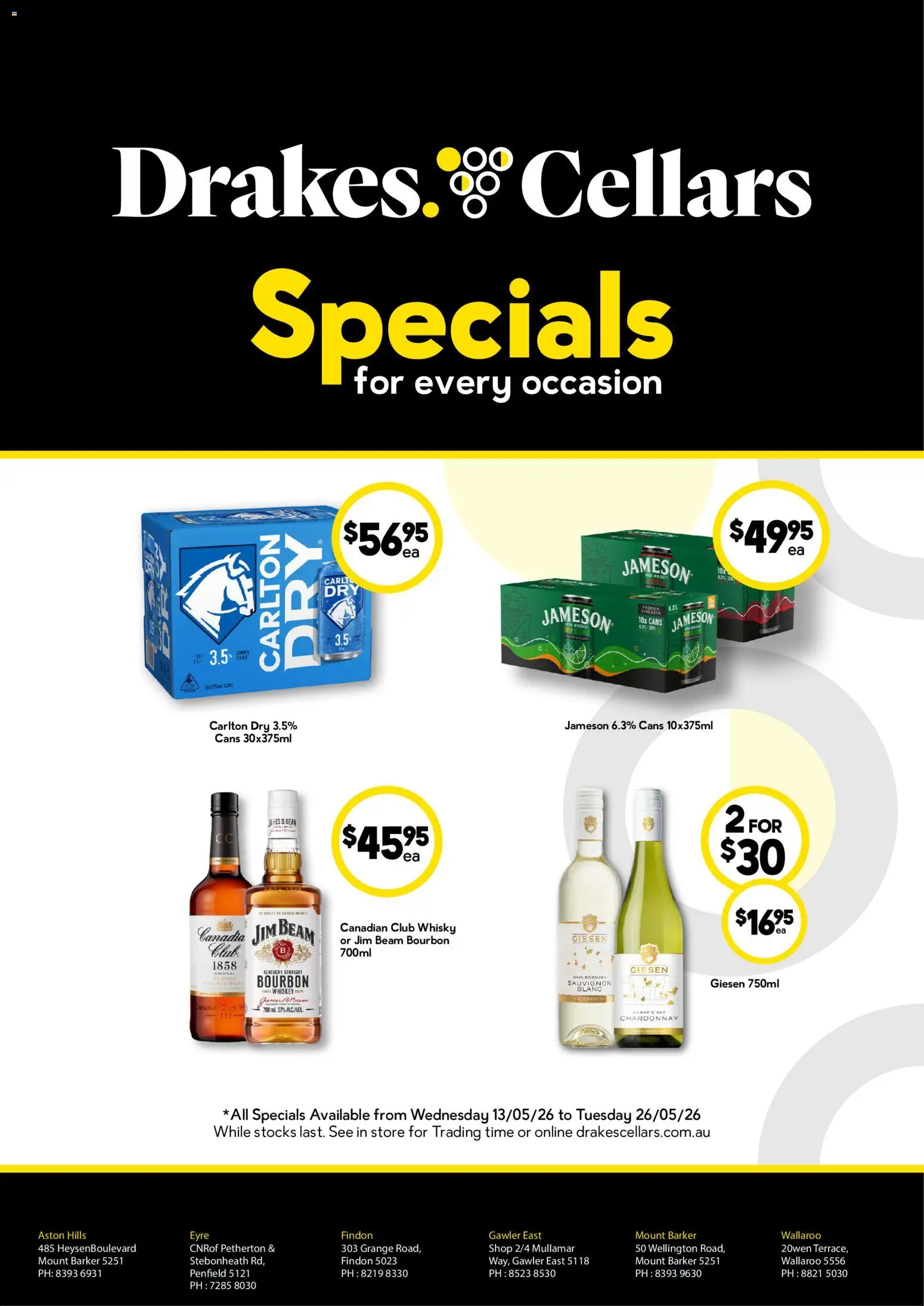 Preview of catalogue Drakes Specials from shop Drakes valid 13/05/2026
