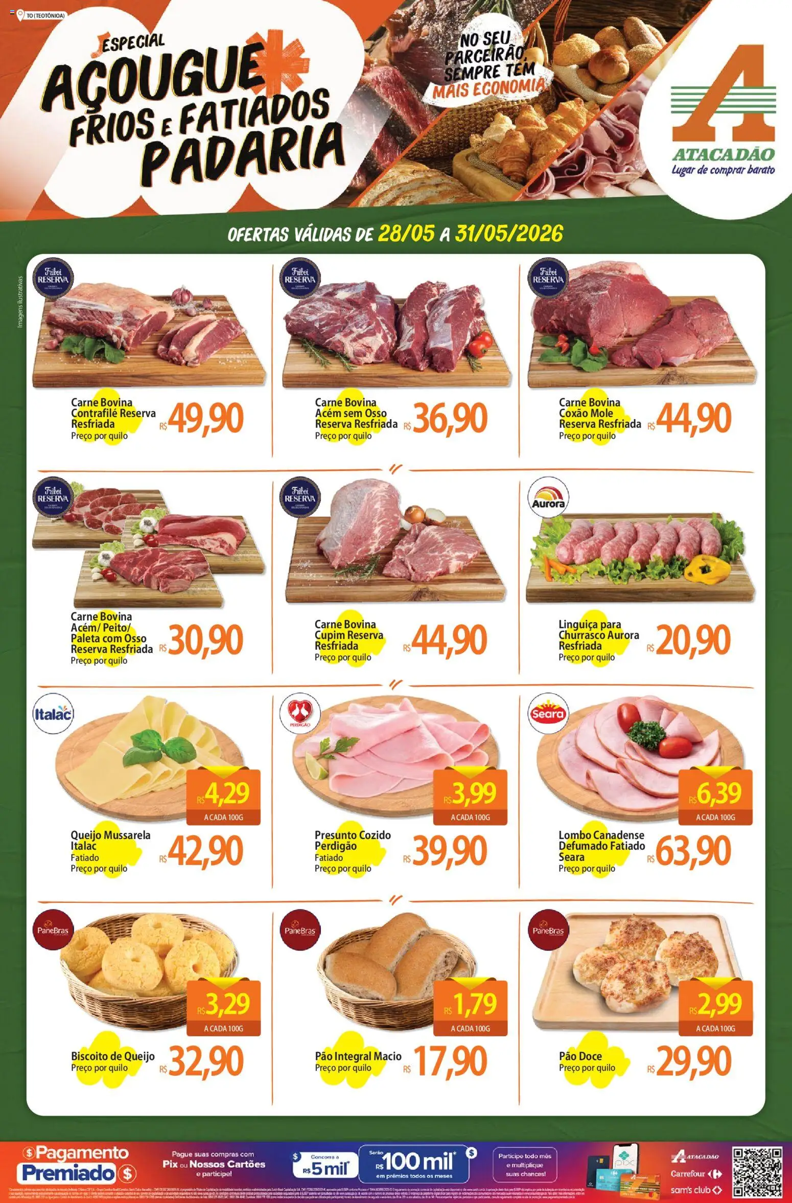 Pré-Visualização do folheto "Atacadão ofertas - TO" da loja Atacadão válido a partir de 28/05/2026