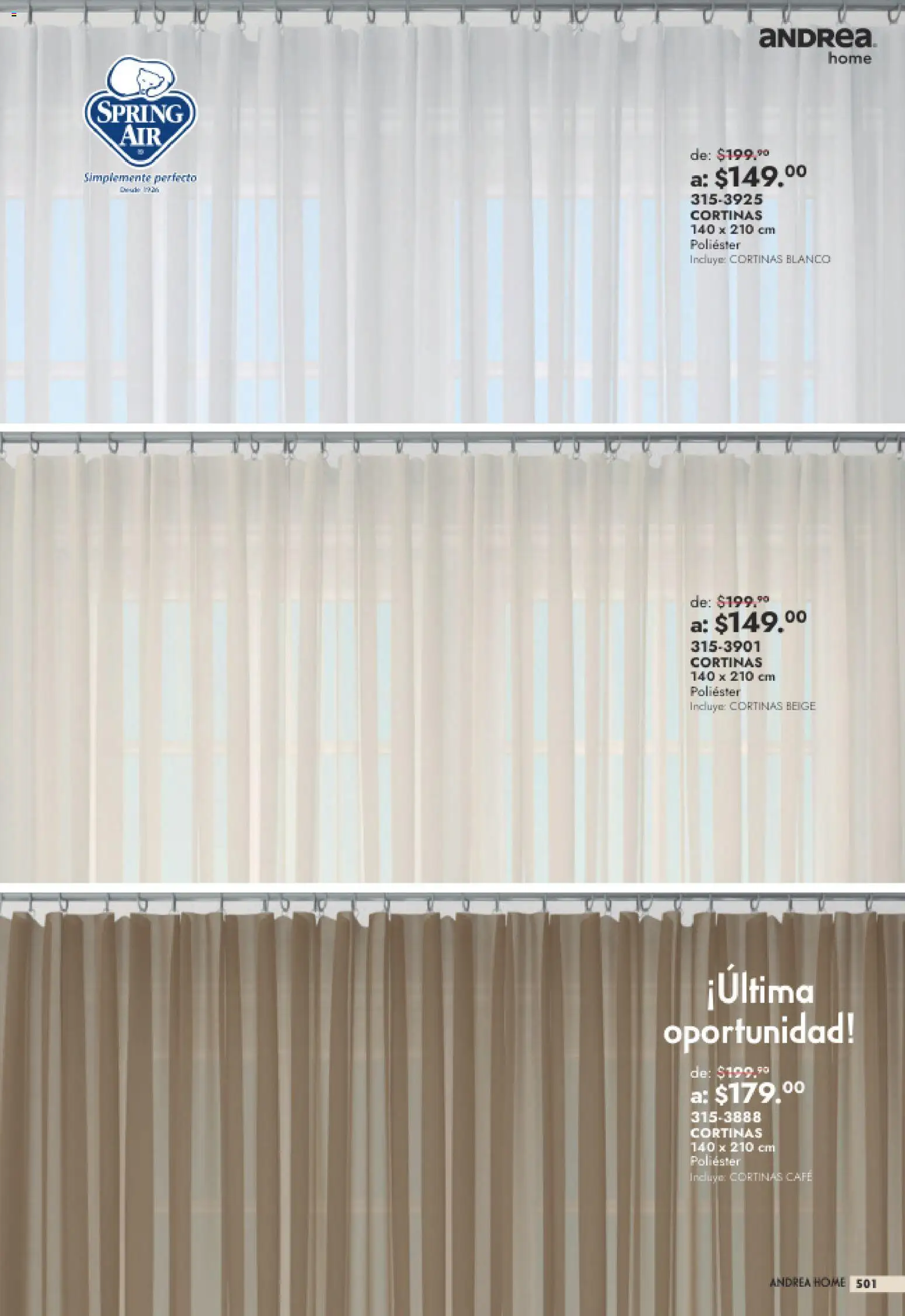 Vista previa las ofertas de la tienda Andrea - Andrea catálogo Outlet desde el 26/07/2026 
