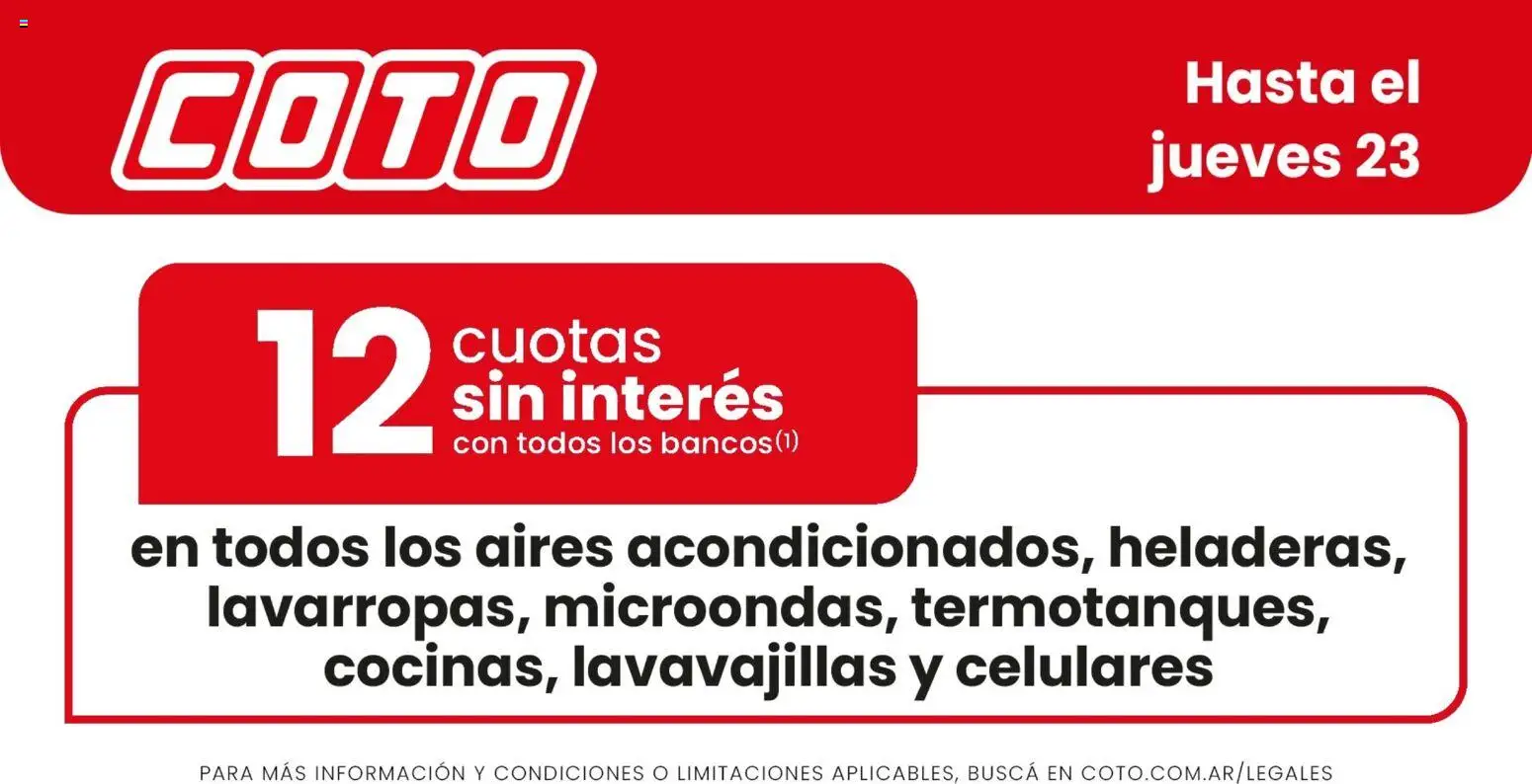 Vista previa del folleto de la tienda Coto válido desde el 21/07/2026 