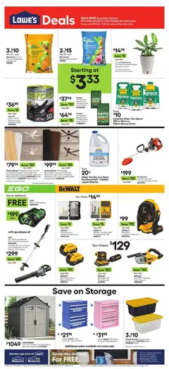 Ad Preview of Lowe's Lowe's Weekly Ad from 08/20/2026