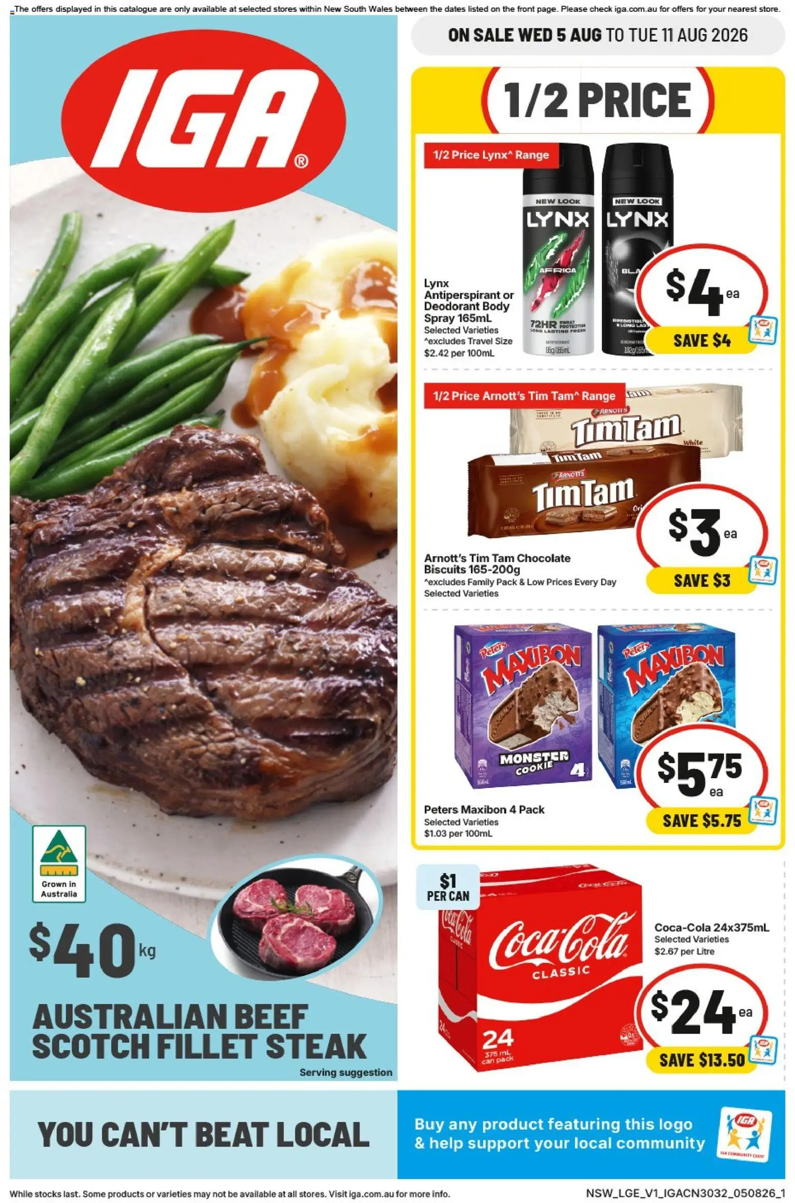 Preview of catalogue IGA catalogue NSW from shop IGA valid 05/08/2026