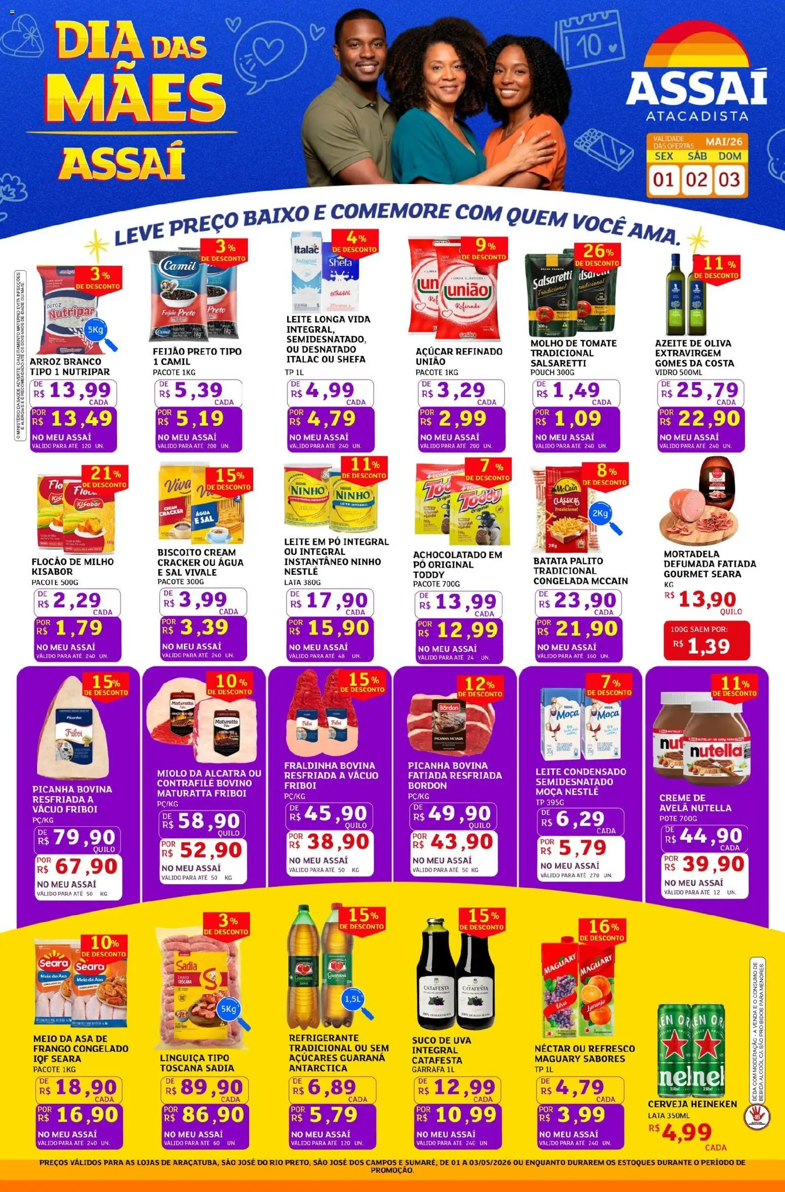 Pré-Visualização do folheto "Assaí Atacadista ofertas - SP" da loja Assaí Atacadista válido a partir de 01/05/2026