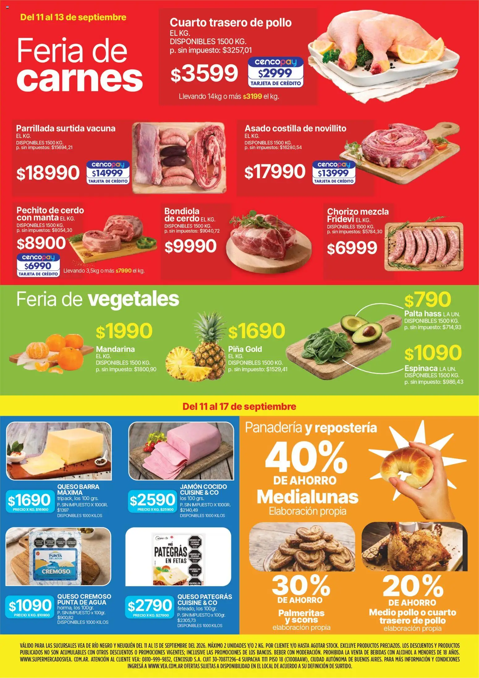 Vista previa del folleto de la tienda Vea válido desde el 11/09/2026 
