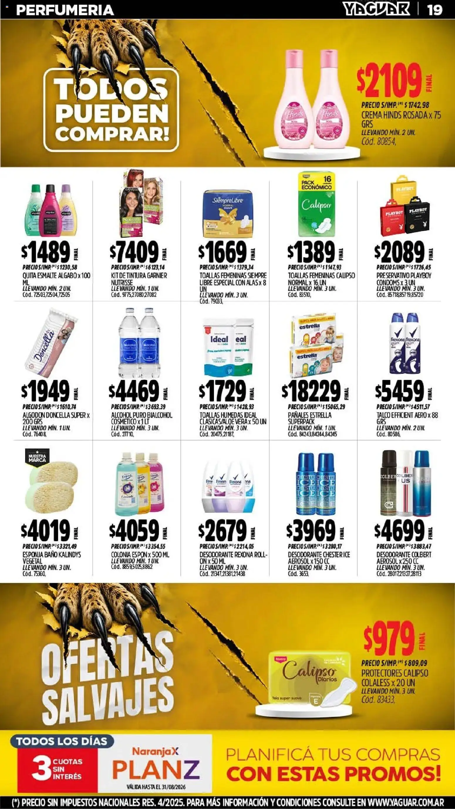 Vista previa del folleto de la tienda Yaguar válido desde el 10/08/2026 
