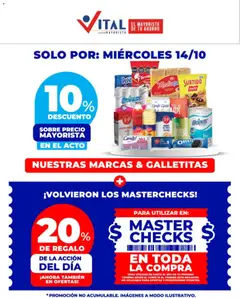 Vista previa del folleto de la tienda Vital válido desde el 14/10/2026 