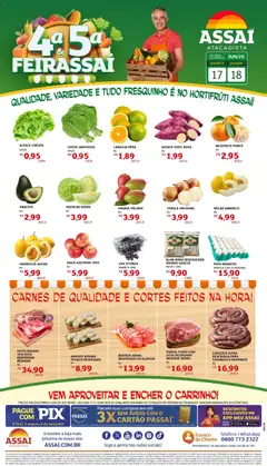 Pré-Visualização do folheto "Assaí Atacadista ofertas - GO" da loja Assaí Atacadista válido a partir de 17/06/2026
