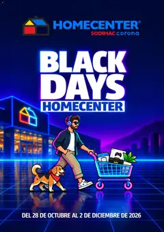  Vista previa del prospecto Homecenter Black Friday del almacen Homecenter válida del 28/10/2026 al 